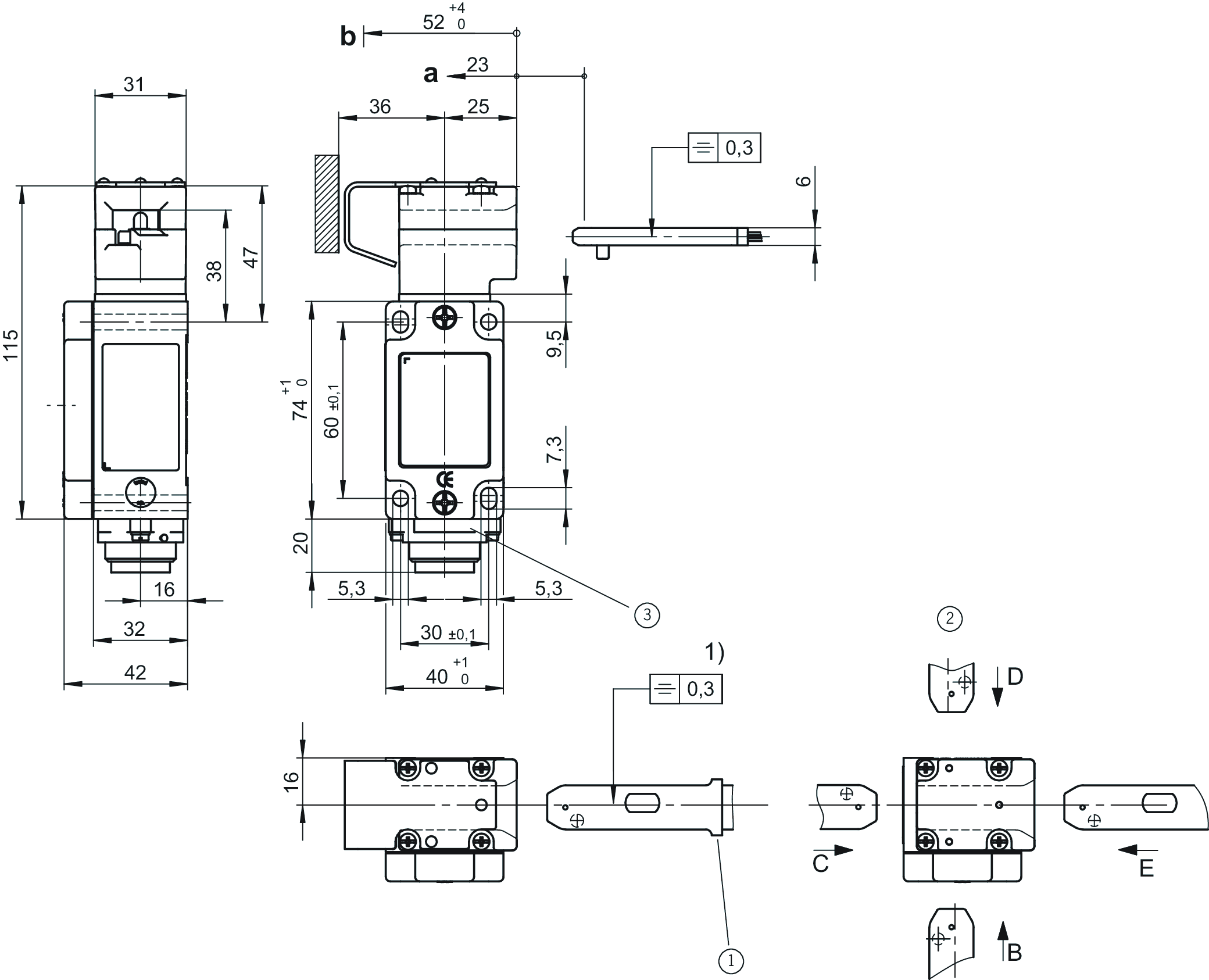 Dimensional drawings