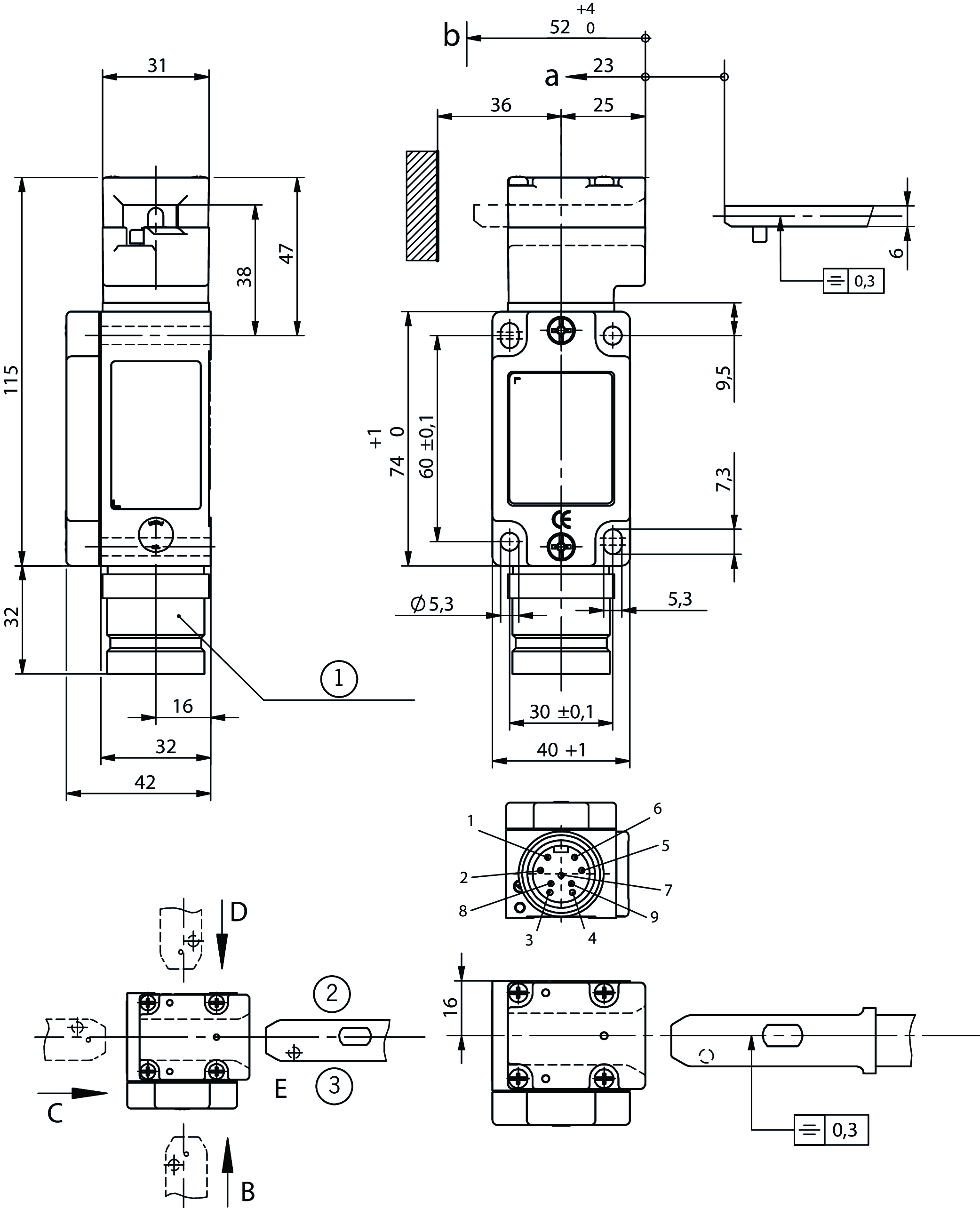 Dimensional drawings