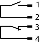 Diagrama de circuito CMS-R-CXC… (não acionado)