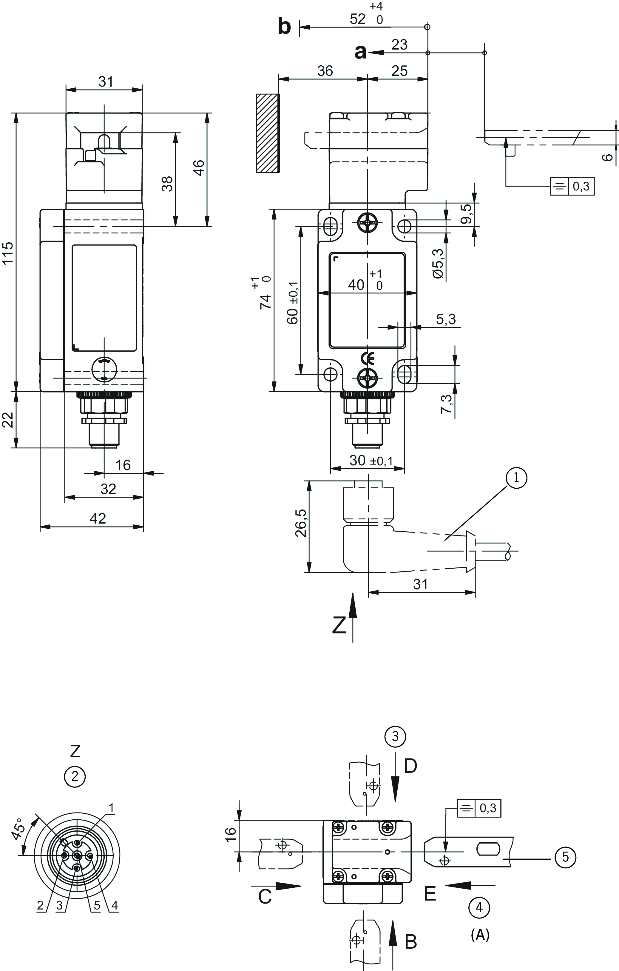 Dimensional drawings