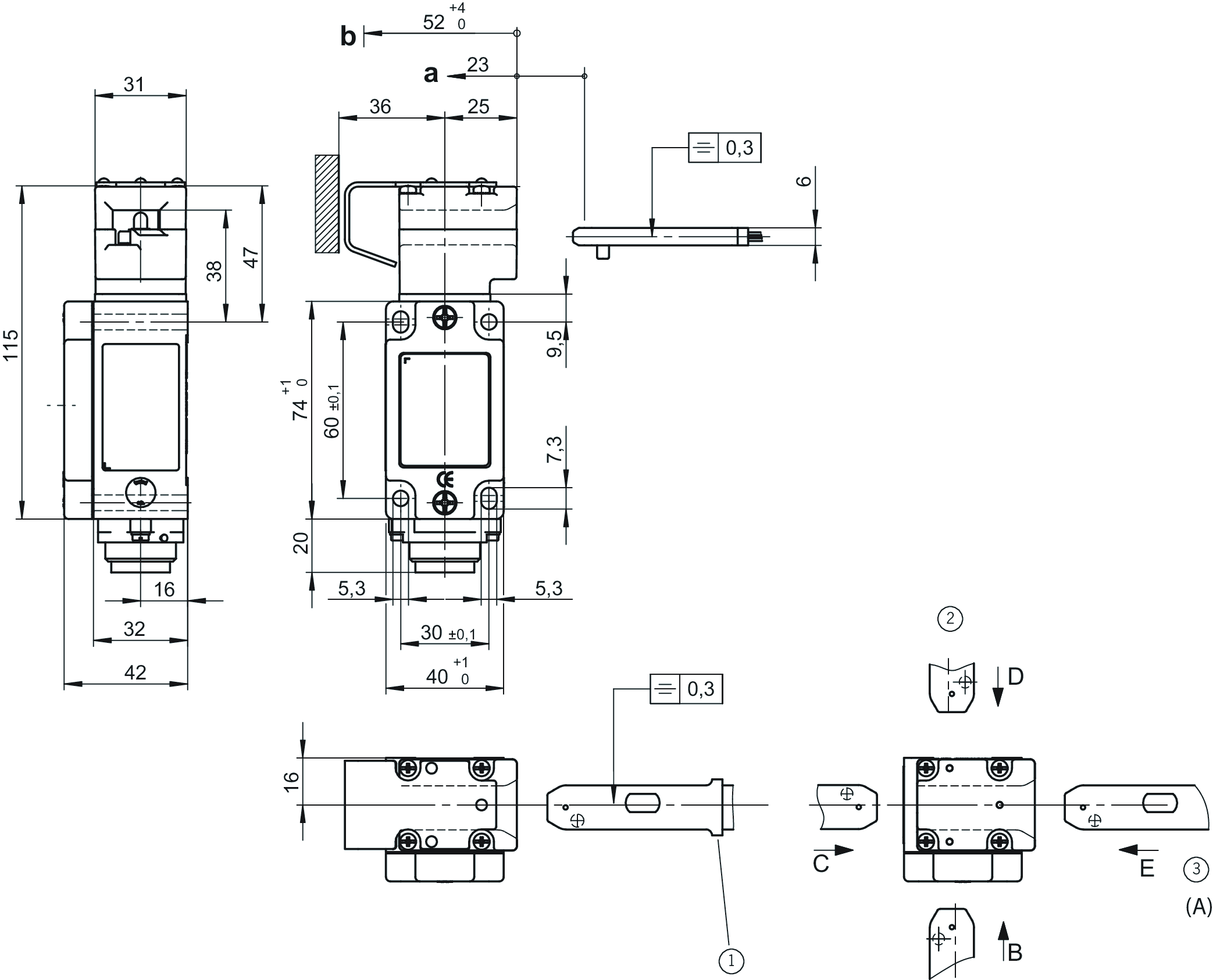 Dimensional drawings