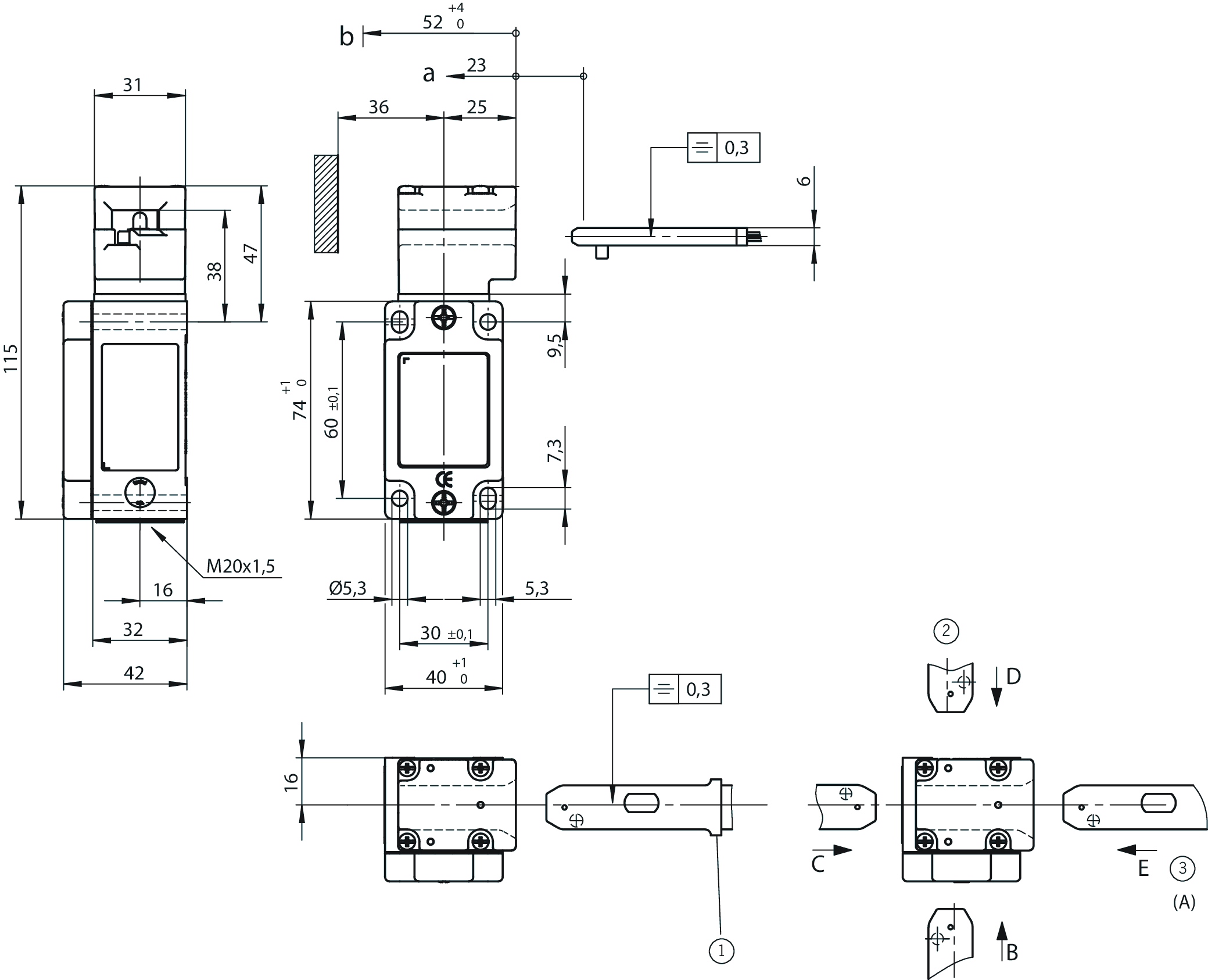Dimensional drawings