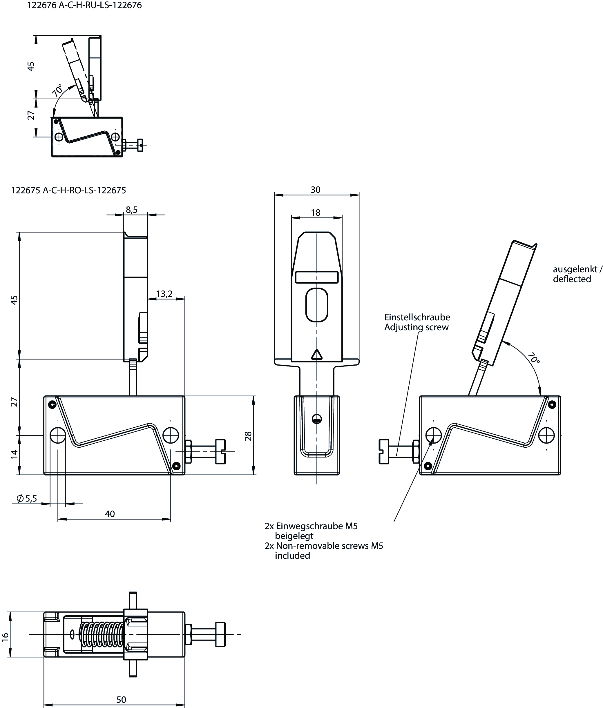 Dimensional drawings