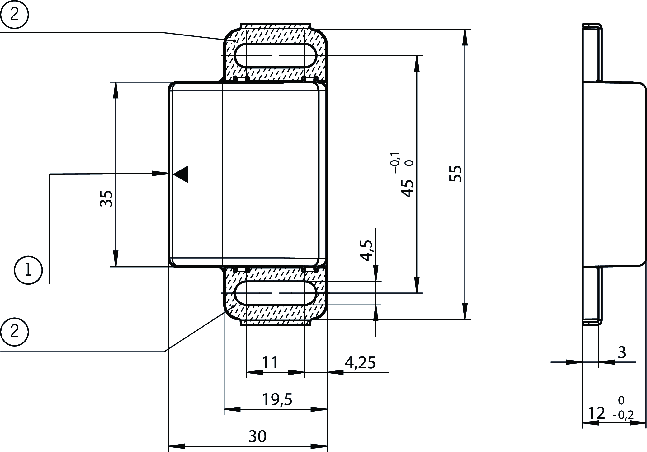 Dimensional drawings