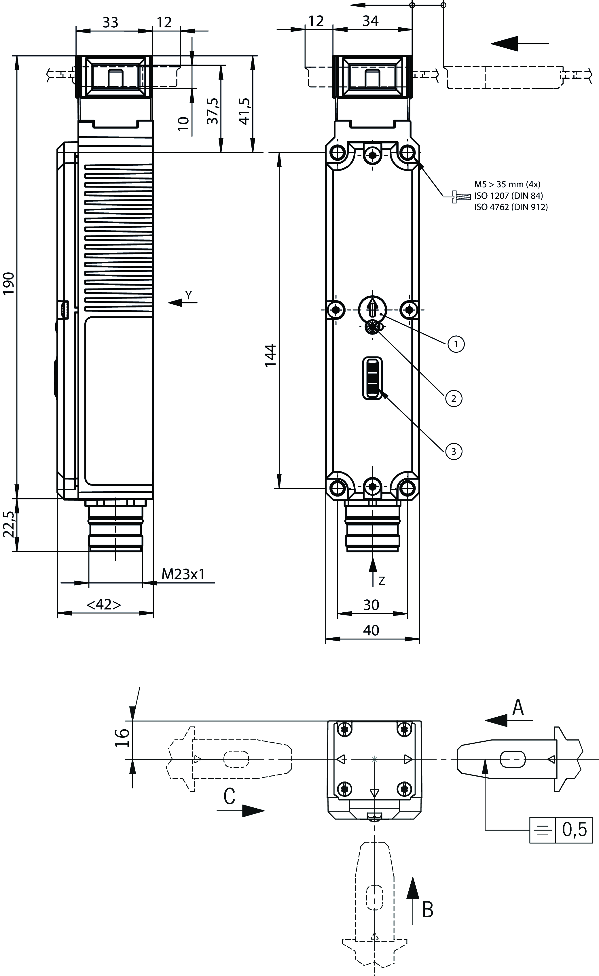 Dimensional drawings