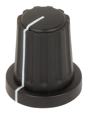 DREHKNOPF SCHWARZ F. ACHSE 3,175MM (Order no. 097141)