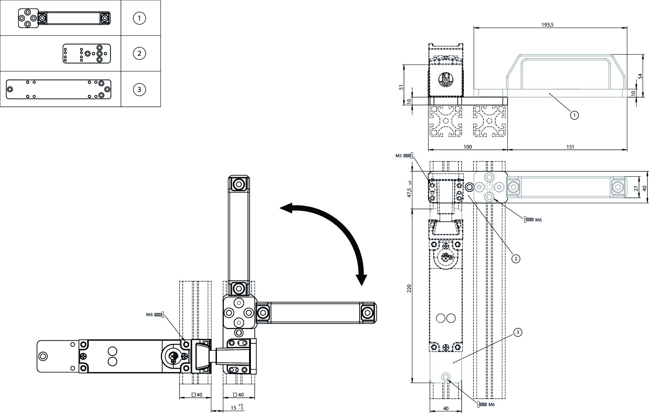 Dimensional drawings