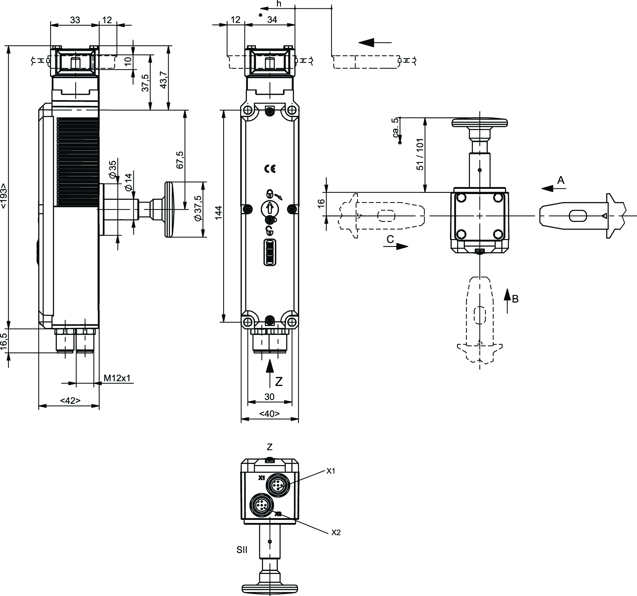Dimensional drawings
