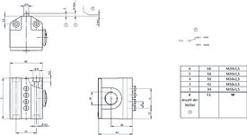 Desenho com dimensões