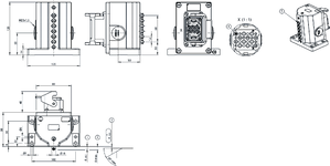 Desenho com dimensões