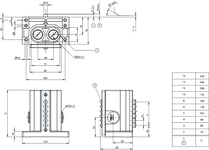 Desenho com dimensões
