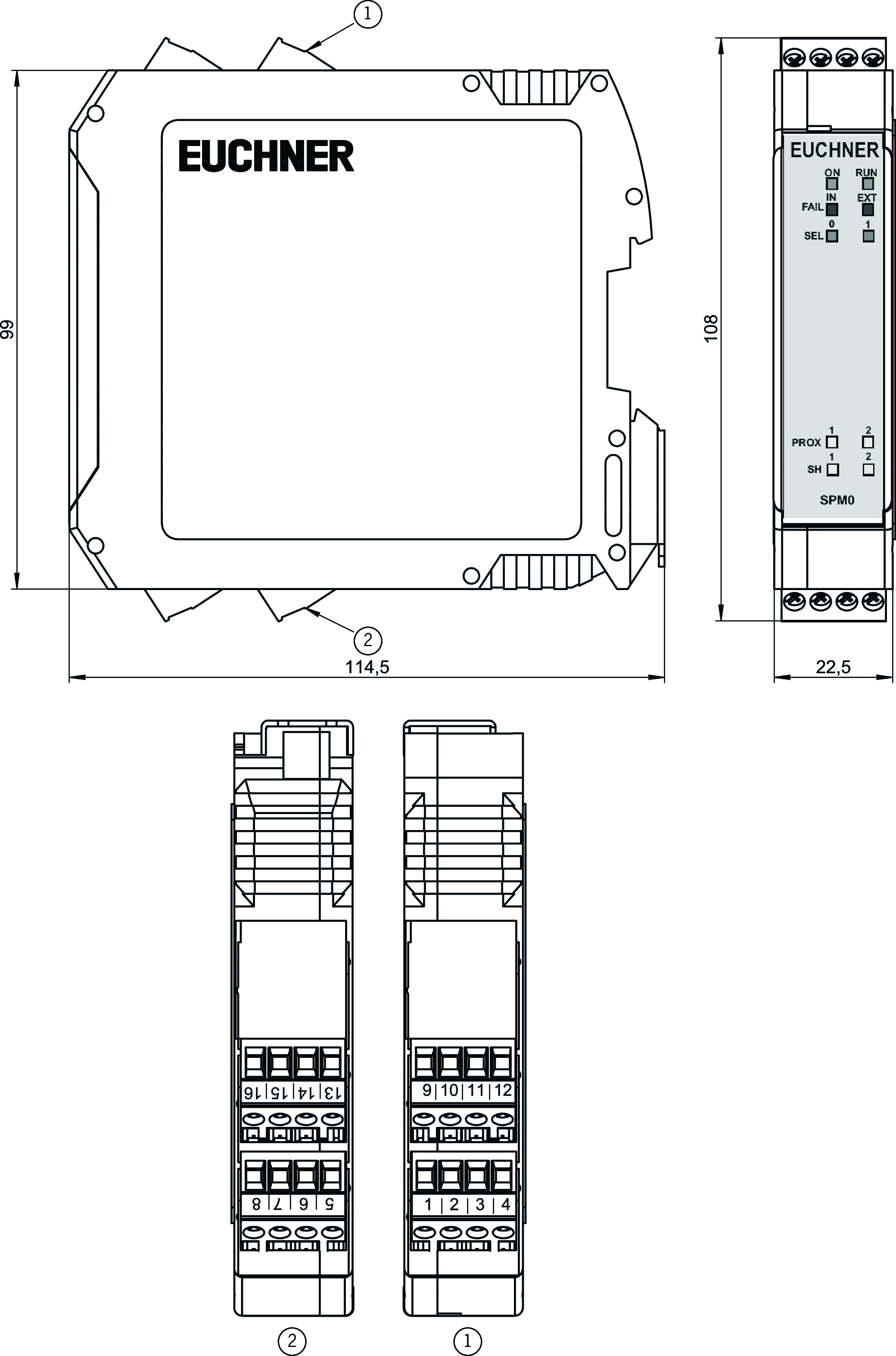 Dimensional drawings