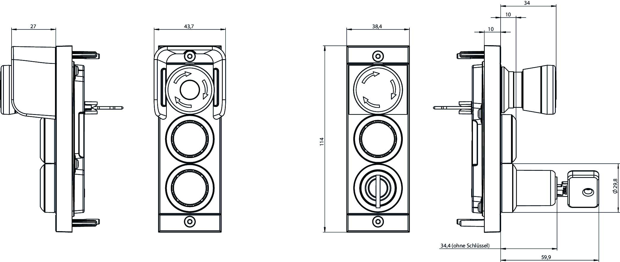 Rozměrové výkresy