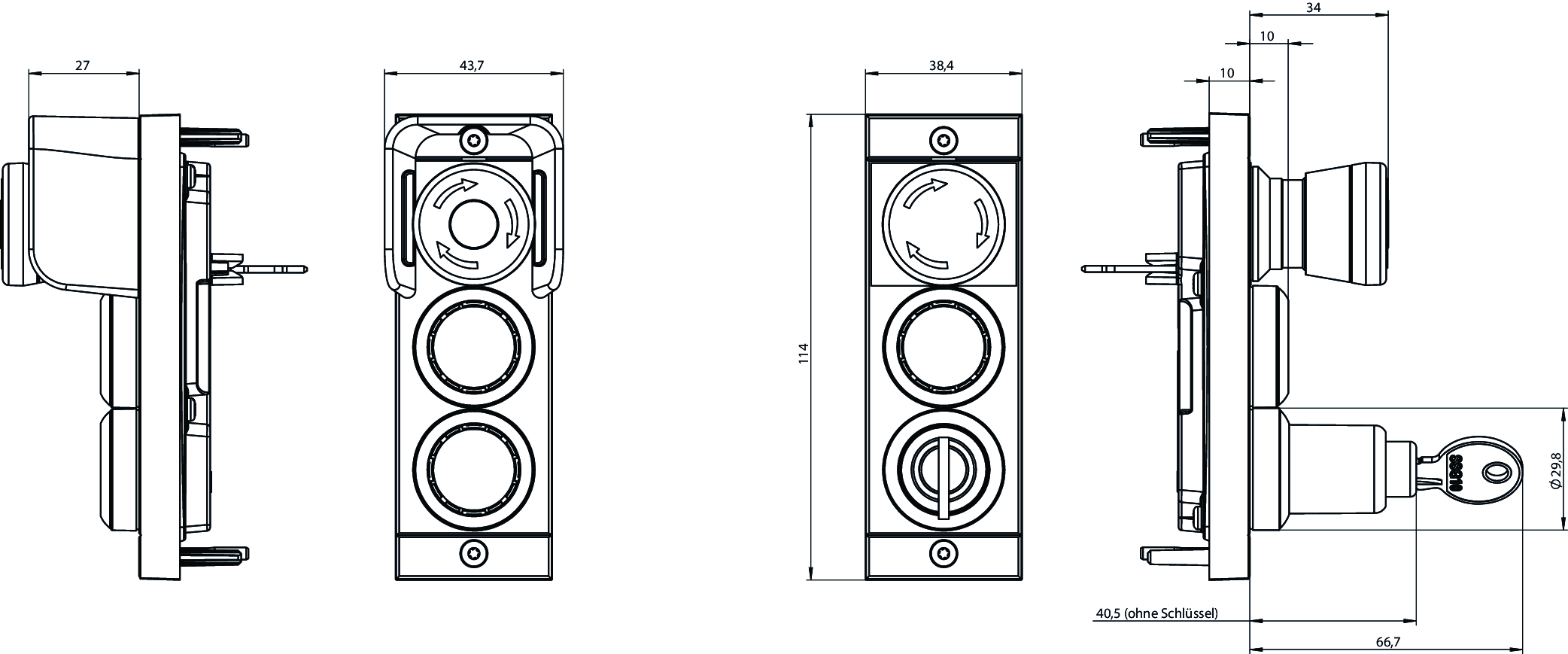 Rozměrové výkresy