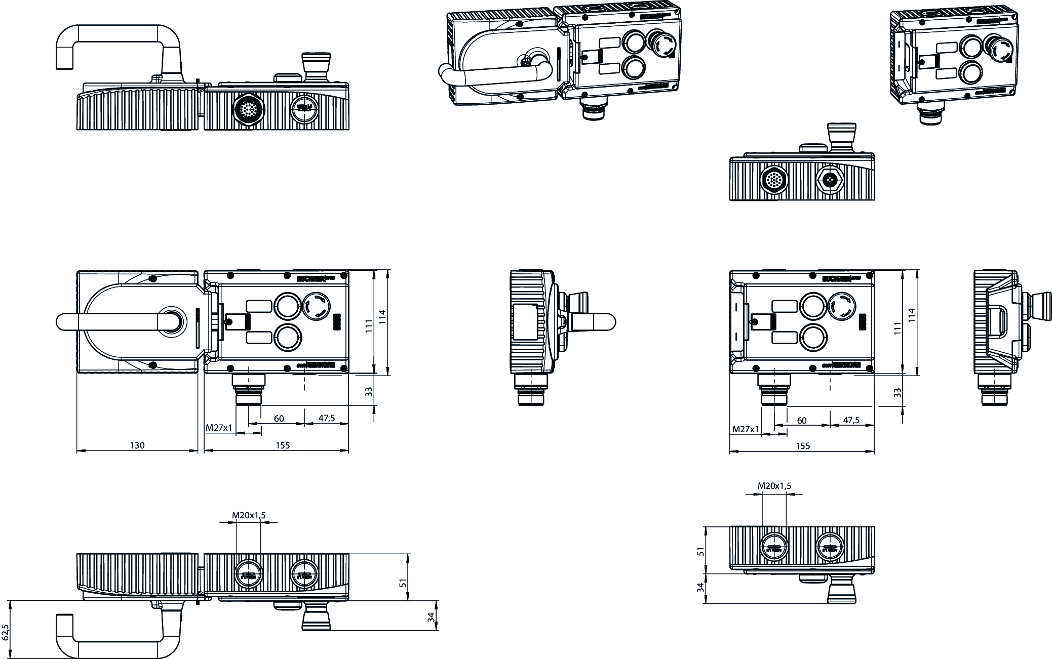 Dimensional drawings