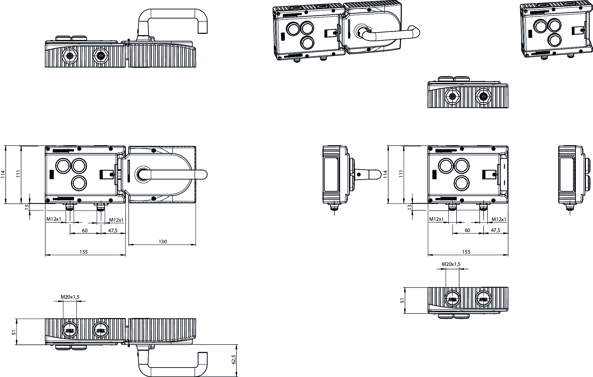 Dimensional drawings