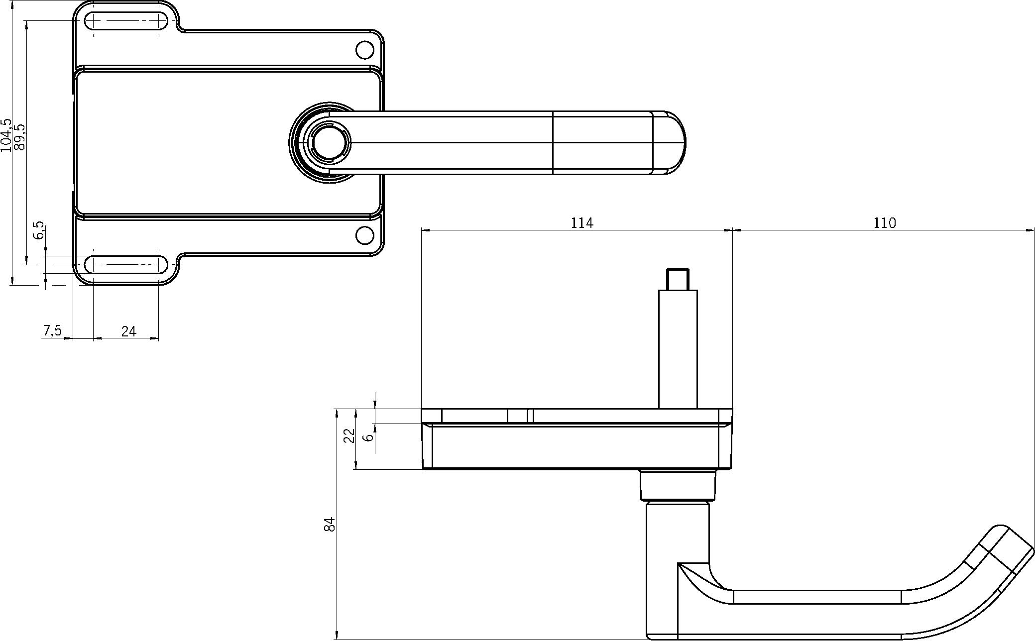 Dimensional drawings