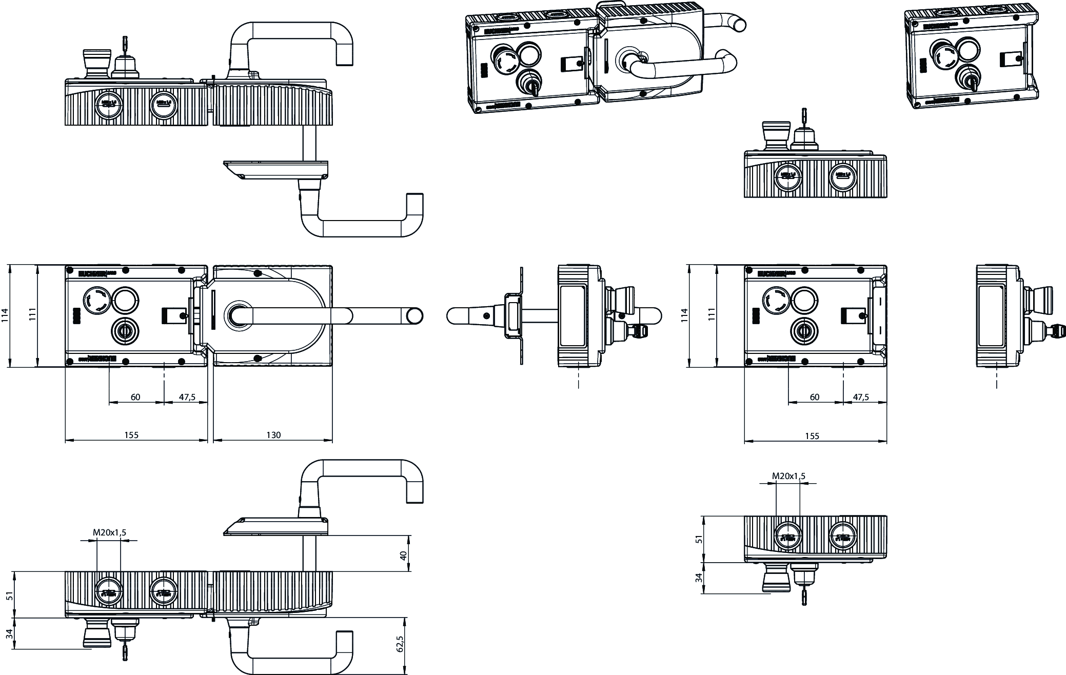Dimensional drawings