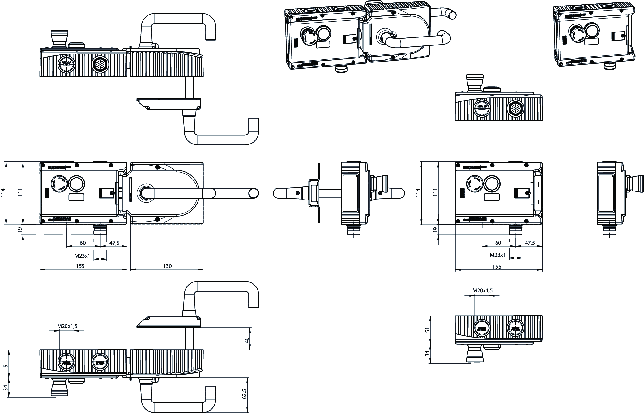 Dimensional drawings