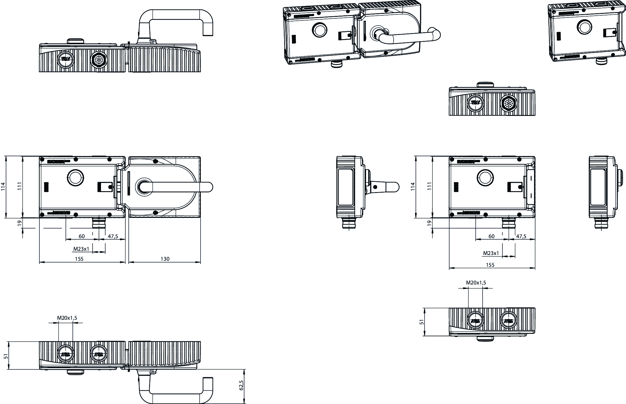 Dimensional drawings