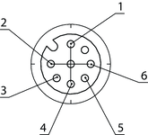 Diagrama dos contatos do conector