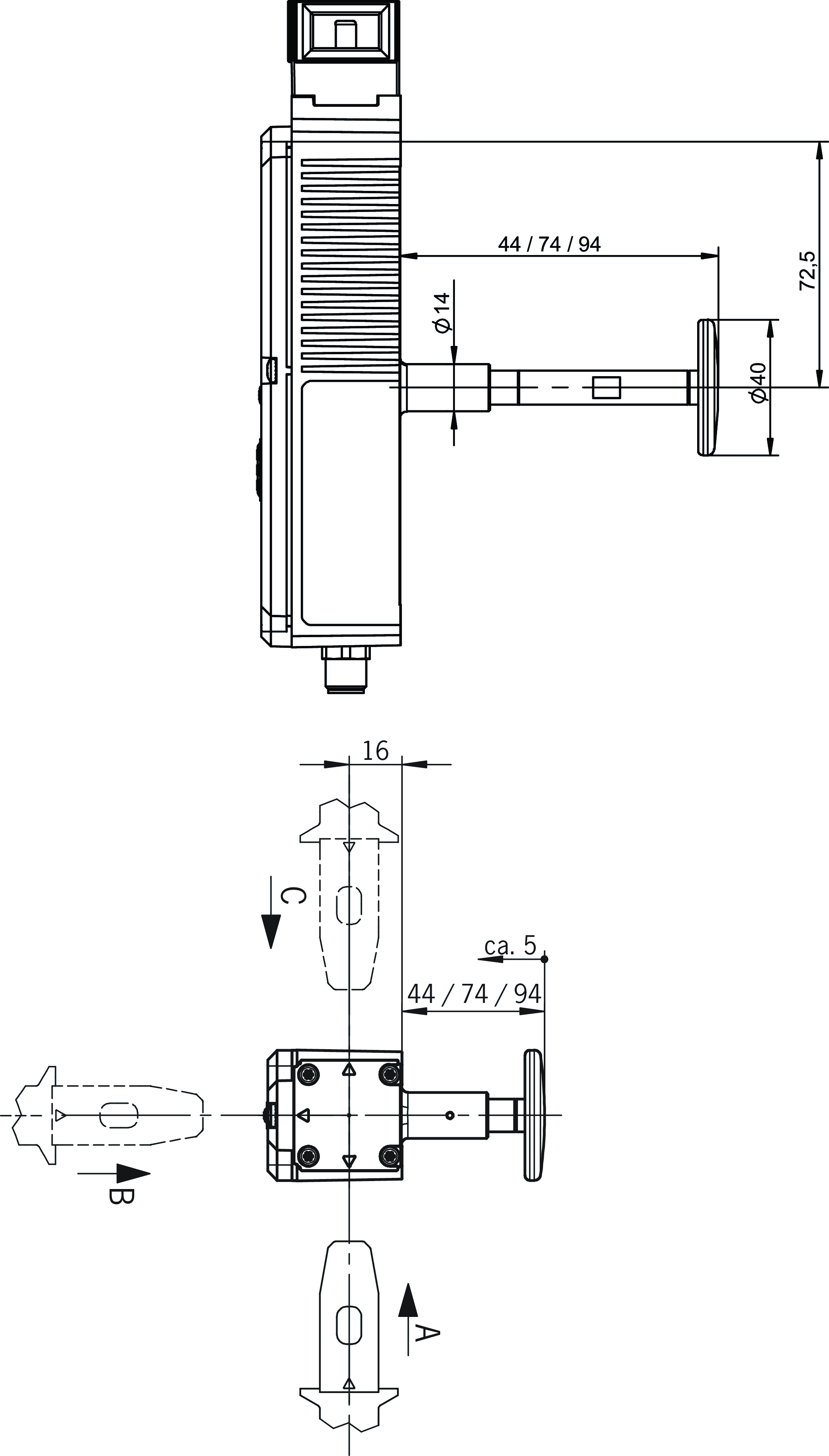 Dimensional drawings