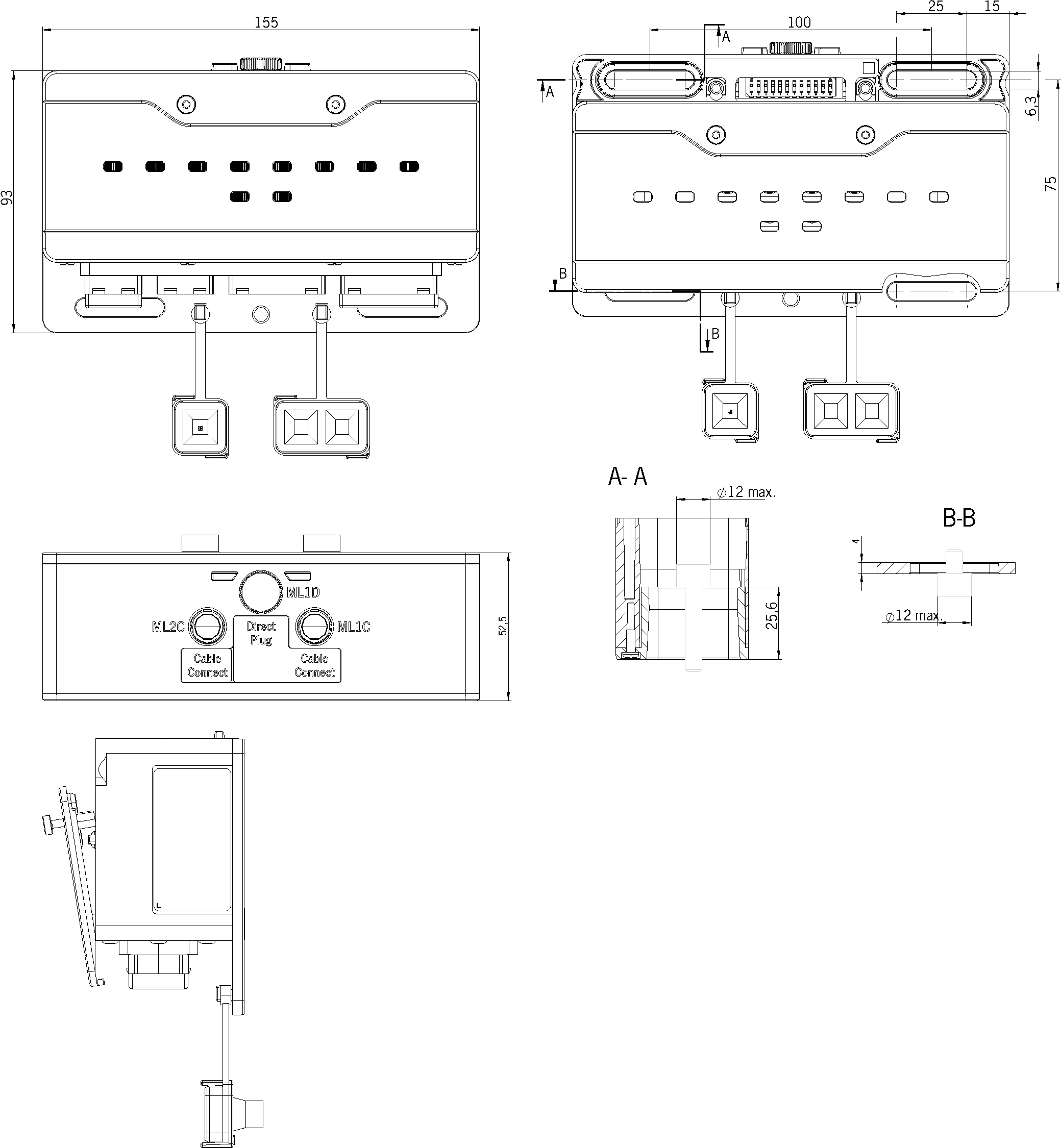 Dimensional drawings