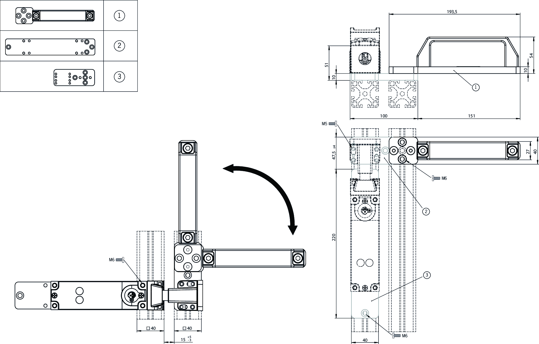 Dimensional drawings