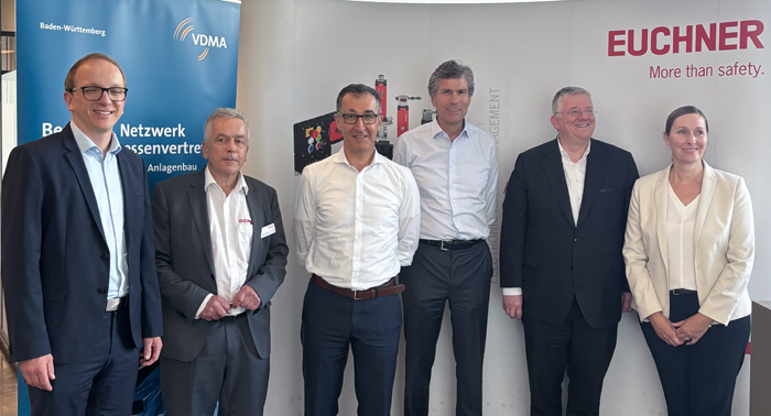 VDMA-Vorstandssitzung bei EUCHNER: Austausch über Zukunft des Maschinenbaus